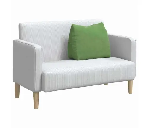 Atpakaļ Spilvens Gaiši Zaļa 60 X 20 X 50 Cm Korduroja Audums Vidaxl