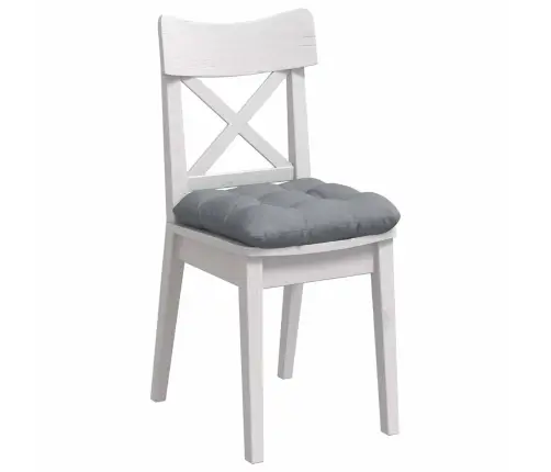 Sēdvietas Spilventiņi 4 Pcs Gaiši Pelēks 40 X 40 X 12 Cm Audums Vidaxl