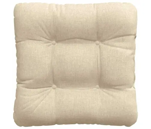 Sēdvietas Spilventiņi 4 Pcs Krēmkrāsa 40 X 40 X 12 Cm Audums Vidaxl