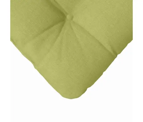 Sēdvietas Spilventiņi 4 Pcs Gaiši Zaļa 40 X 40 X 12 Cm Audums Vidaxl