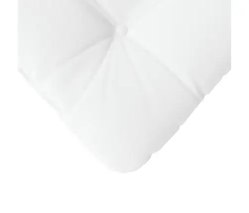 Sēdvietas Spilventiņi 4 Pcs Balts 40 X 40 X 12 Cm Audums Vidaxl