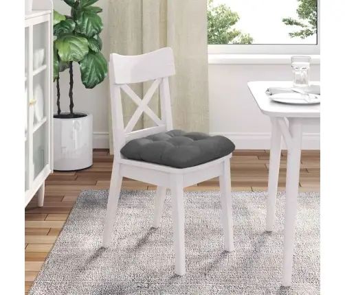 Sėdynių Pagalvėlės 4 Pcs Tamsiai Pilka 40 X 40 Cm