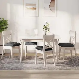 Sēdvietas Spilventiņi 4 Pcs Tumši Pelēks 40 X 40 Cm Vidaxl