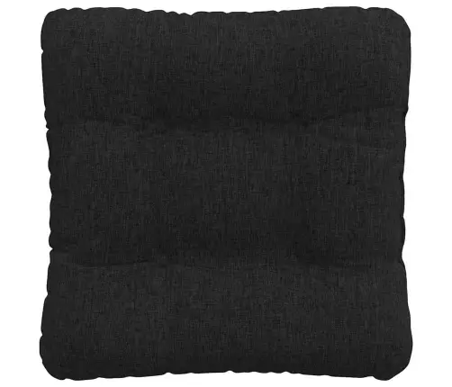 Sēdvietas Spilventiņi 4 Pcs Melna 45 X 45 X 12 Cm Audums Vidaxl