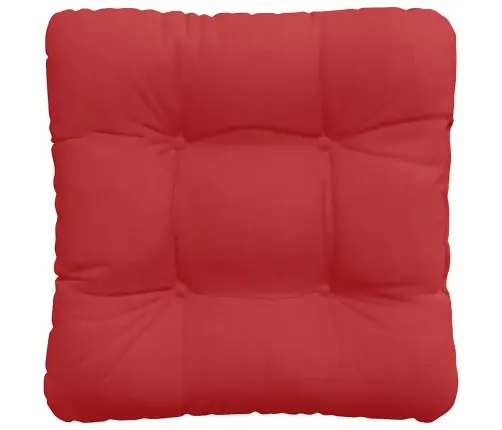 Sēdvietas Spilventiņi 4 Pcs Sarkana 45 X 45 X 12 Cm Audums Vidaxl