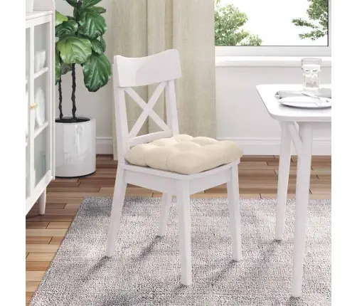 Sėdynių Pagalvėlės 4 Pcs Smėlio 45 X 45 Cm Mikropluošto Audinys