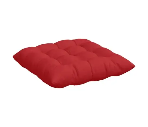 Sēdvietas Spilventiņi 2 Pcs Sarkana 40 X 40 X 6 Cm Audums Vidaxl