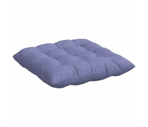 Sēdvietas Spilventiņi 2 Pcs Džinsu Zils 40 X 40 X 6 Cm Audums Vidaxl