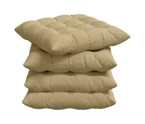 Istumispatjad 4 Pcs Hall Roheline 40 X 40 X 6 Cm Korter Kangas