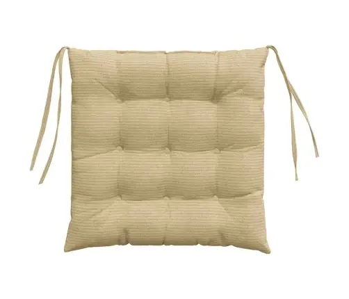 Istumispatjad 4 Pcs Hall Roheline 40 X 40 X 6 Cm Korter Kangas