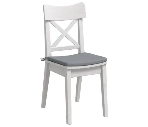 Sēdvietas Spilventiņi 4 Pcs Gaiši Pelēks 40 X 40 X 3 Cm Audums Vidaxl