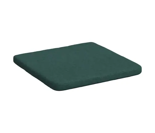 Sēdvietas Spilventiņi 4 Pcs Tumši Zaļš 40 X 40 X 3 Cm Audums Vidaxl