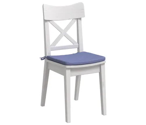 Sēdvietas Spilventiņi 4 Pcs Džinsu Zils 40 X 40 X 3 Cm Audums Vidaxl