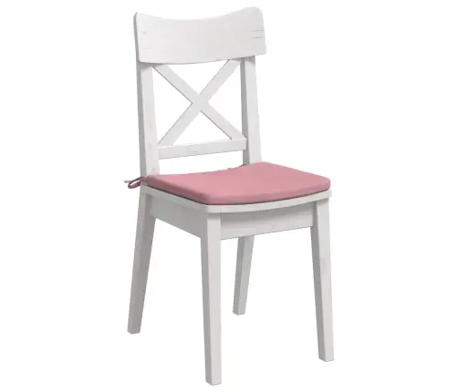 Sēdvietas Spilventiņi 4 Pcs Rozā 40 X 40 X 3 Cm Samts Vidaxl