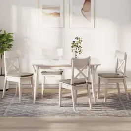 Sēdvietas Spilventiņi 4 Pcs Pelēkbrūna 40 X 40 X 3 Cm Vidaxl