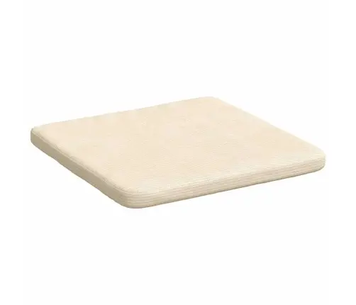 Sēdvietas Spilventiņi 4 Pcs Krēmkrāsa 40 X 40 X 3 Cm Vidaxl