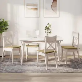 Sēdvietas Spilventiņi 4 Pcs Pelēki Zaļa 40 X 40 X 3 Cm Vidaxl