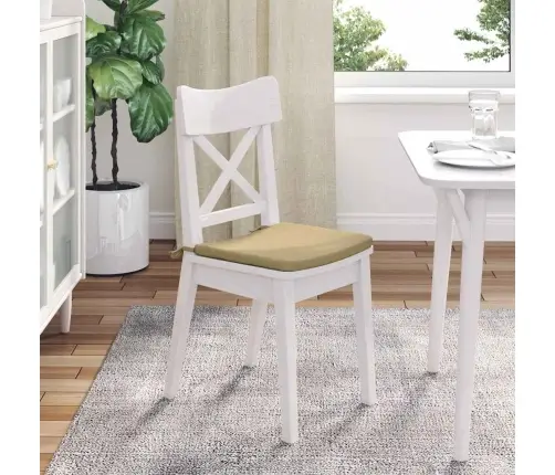 Sėdynių Pagalvėlės 4 Pcs Pilkai Žalia 40 X 40 X 3 Cm