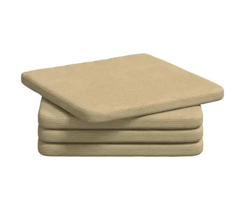 Sėdynių Pagalvėlės 4 Pcs Pilkai Žalia 40 X 40 X 3 Cm