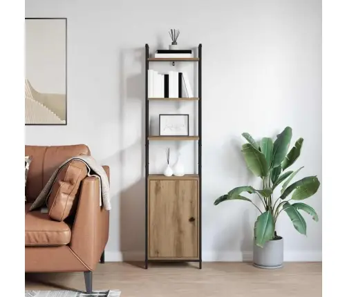 Knygų Spinta Amatininkų Ąžuolas 40 X 24 X 161 Cm