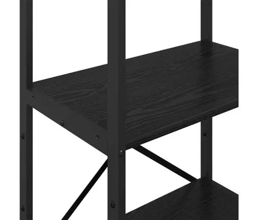 Knygų Lentyna Juodas Ąžuolas 56 X 34 X 133,5 Cm