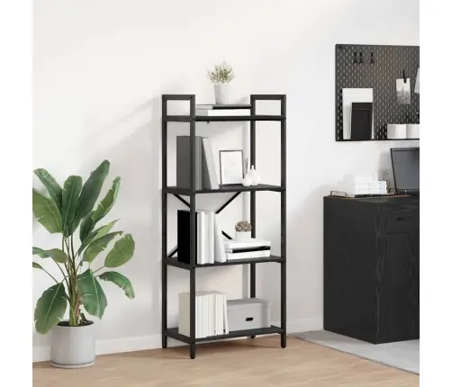 Knygų Lentyna Juodas Ąžuolas 56 X 34 X 133,5 Cm