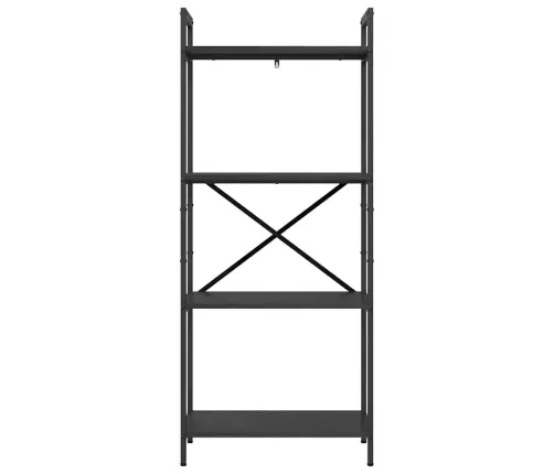 Knygų Lentyna Juodas Ąžuolas 56 X 34 X 133,5 Cm