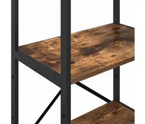 Knygų Lentyna Rūkyta Ąžuolas 56 X 34 X 133,5 Cm