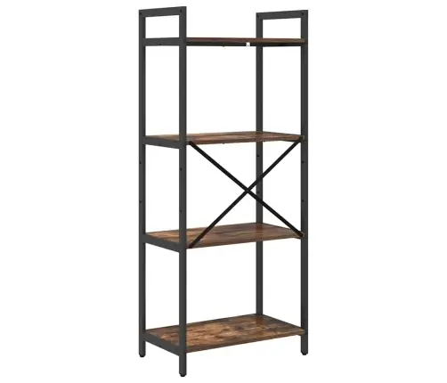 Knygų Lentyna Rūkyta Ąžuolas 56 X 34 X 133,5 Cm