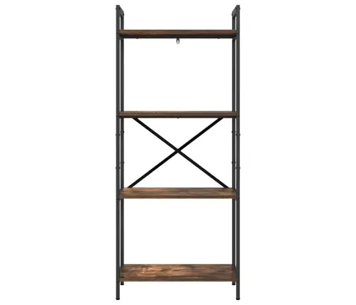 Knygų Lentyna Rūkyta Ąžuolas 56 X 34 X 133,5 Cm