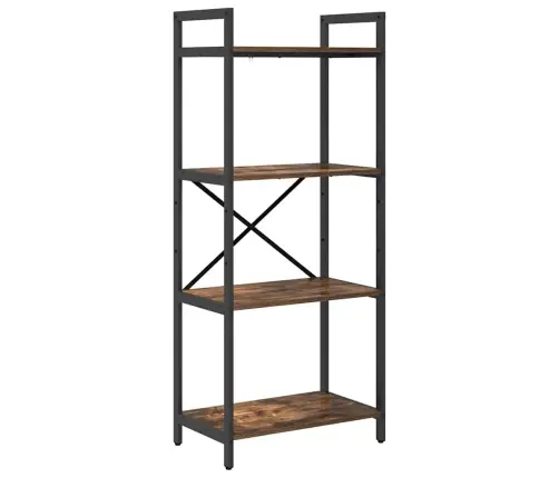 Knygų Lentyna Rūkyta Ąžuolas 56 X 34 X 133,5 Cm