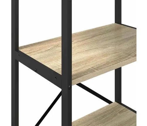 Grāmatu Plaukts Sonoma Ozols 56 X 34 X 96 Cm Inženierijas Koks Vidaxl