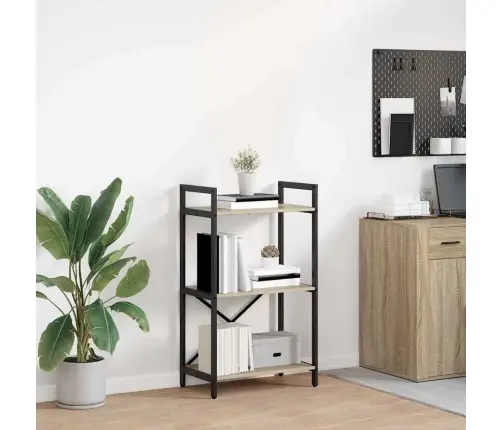 Grāmatu Plaukts Sonoma Ozols 56 X 34 X 96 Cm Inženierijas Koks Vidaxl