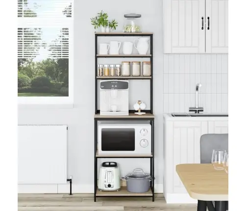 Virtuves Plaukts Sonoma Ozols 60 X 40 X 168 Cm Vidaxl