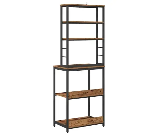 Virtuvės Lentyna Senovinis Medis 60 X 40 X 168 Cm