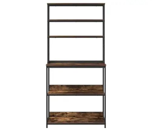 Virtuvės Lentyna Rūkyta Ąžuolas 80 X 40 X 168 Cm