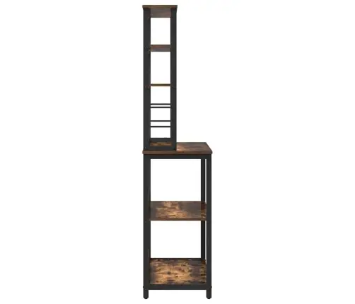 Virtuvės Lentyna Rūkyta Ąžuolas 80 X 40 X 168 Cm