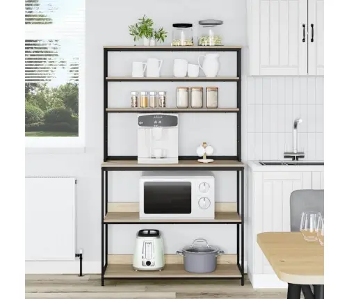 Virtuves Plaukts Sonoma Ozols 100 X 40 X 168 Cm Vidaxl