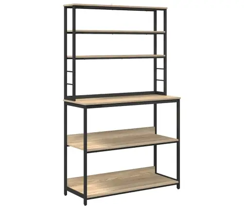 Virtuves Plaukts Sonoma Ozols 100 X 40 X 168 Cm Vidaxl