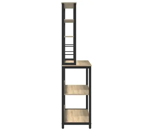 Virtuves Plaukts Sonoma Ozols 100 X 40 X 168 Cm Vidaxl