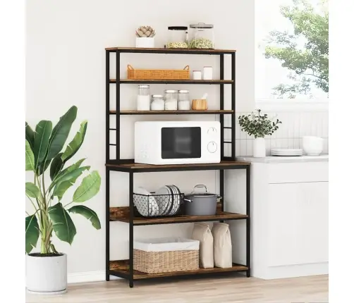 Köögiriiul Suitsetatud Tamm 100 X 40 X 168 Cm Tehispuit