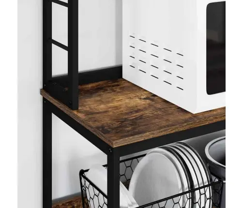 Köögiriiul Suitsetatud Tamm 100 X 40 X 168 Cm Tehispuit