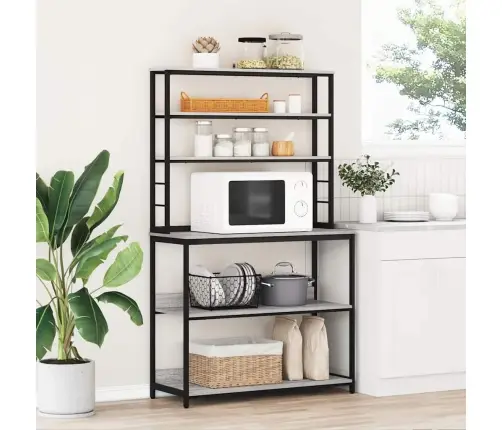 Virtuvės Lentyna Pilkas Sonoma 100 X 40 X 168 Cm