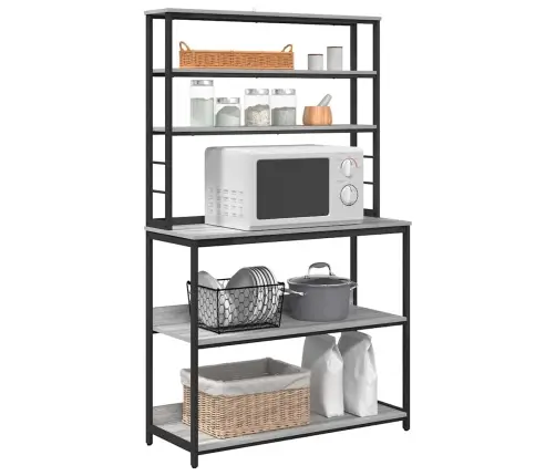 Virtuvės Lentyna Pilkas Sonoma 100 X 40 X 168 Cm