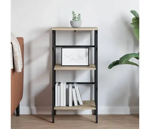 Grāmatu Plaukts Sonoma Ozols 40 X 29,5 X 81 Cm Vidaxl