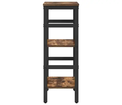 Knygų Lentyna Rūkyta Ąžuolas 40 X 29,5 X 81 Cm Apdirbta Mediena