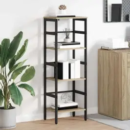 Grāmatu Plaukts Sonoma Ozols 40 X 29,5 X 115 Cm Vidaxl