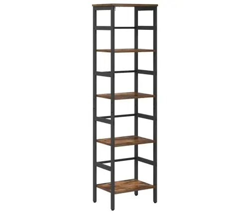 Knygų Lentyna Rūkyta Ąžuolas 40 X 29,5 X 149 Cm