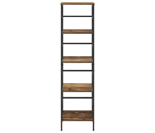 Grāmatu Plaukts Vecs Koks 40 X 29,5 X 149 Cm Inženierijas Koks Vidaxl