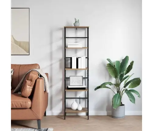 Grāmatu Plaukts Artisānā Ozols 40 X 29,5 X 149 Cm Vidaxl